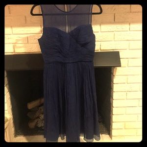 Brand new, worn once J.Crew Navy Bridesmaid Dress